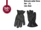 motorcycle leather gloves black size l/xl-STURGIS MIDWEST INC.