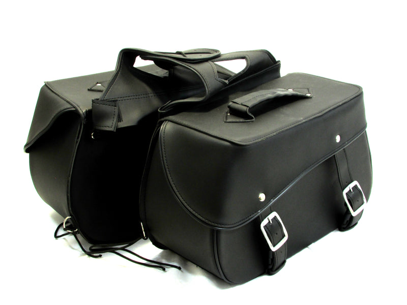 Saddlebags 2 strap quick release zip off studded 216-STURGIS MIDWEST INC.