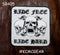 Ride Free Ride Hard 3 Skulls Patch for Biker Motorcycle Vest Jacket-STURGIS MIDWEST INC.