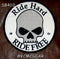 RIDE FREE RIDE HARD HALF SKULL PATCH FOR BIKER MOTORCYCLE JACKET VEST LARGE NEW-STURGIS MIDWEST INC.
