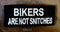 BIKERS ARE NOT SNITCHES Small Patch for Vest jacket SB631-STURGIS MIDWEST INC.