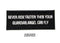 Never ride faster than your guardian Iron on Small Patch for Biker Vest SB985-STURGIS MIDWEST INC.