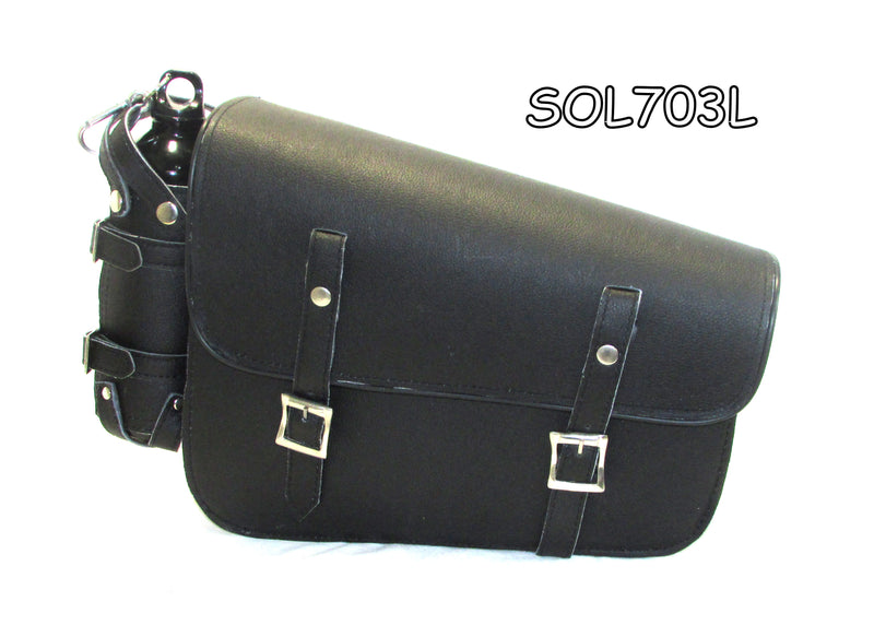 Motorcycle Solo Bag Power Sports Three Adjustable Strap 703 for Harley Davidson Softail Support