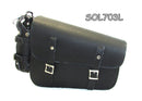 Two strap leather swing arm bag three adjustable strap mounting SOL703L-STURGIS MIDWEST INC.