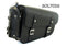 Two strap Synthetic leather swing arm bag three adjustable strap mounting SOL703S-STURGIS MIDWEST INC.