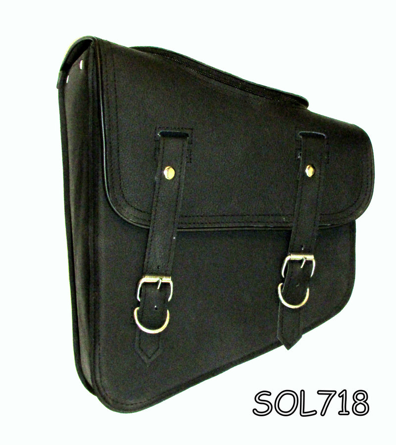 Motorcycle Solo Bag Power Sports 2 Strap Zip on Top 718 for Suzuki Boulevard C50 C90 M50 Models