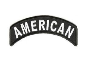 AMERICAN Rocker Patch Small Embroidered Motorcycle NEW Biker Vest Patch-STURGIS MIDWEST INC.
