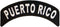 Puerto Rico Rocker Patch Small Embroidered Motorcycle NEW Biker Vest Patch-STURGIS MIDWEST INC.