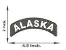 Alaska Rocker Patch Small Embroidered Motorcycle NEW Biker Vest Patch-STURGIS MIDWEST INC.