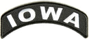 Iowa Rocker Patch Small Embroidered Motorcycle NEW Biker Vest Patch-STURGIS MIDWEST INC.
