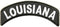 Louisiana Rocker Patch Small Embroidered Motorcycle NEW Biker Vest Patch-STURGIS MIDWEST INC.
