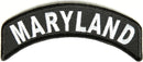 Maryland Rocker Patch Small Embroidered Motorcycle NEW Biker Vest Patch-STURGIS MIDWEST INC.