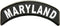 Maryland Rocker Patch Small Embroidered Motorcycle NEW Biker Vest Patch-STURGIS MIDWEST INC.