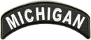 Michigan Rocker Patch Small Embroidered Motorcycle NEW Biker Vest Patch-STURGIS MIDWEST INC.
