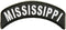 Mississippi Rocker Patch Small Embroidered Motorcycle NEW Biker Vest Patch-STURGIS MIDWEST INC.