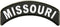 Missouri Rocker Patch Small Embroidered Motorcycle NEW Biker Vest Patch-STURGIS MIDWEST INC.