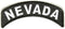 Nevada Rocker Patch Small Embroidered Motorcycle NEW Biker Vest Patch-STURGIS MIDWEST INC.