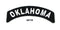Oklahoma Rocker Patch Small Embroidered Motorcycle NEW Biker Vest Patch-STURGIS MIDWEST INC.