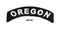 Oregon Rocker Patch Small Embroidered Motorcycle NEW Biker Vest Patch-STURGIS MIDWEST INC.