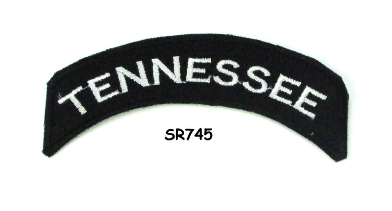 Tennessee Rocker Patch Small Embroidered Motorcycle NEW Biker Vest Patch-STURGIS MIDWEST INC.