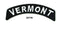 Vermont Rocker Patch Small Embroidered Motorcycle NEW Biker Vest Patch-STURGIS MIDWEST INC.
