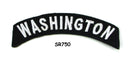 Washington Rocker Patch Small Embroidered Motorcycle NEW Biker Vest Patch-STURGIS MIDWEST INC.