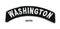 Washington Rocker Patch Small Embroidered Motorcycle NEW Biker Vest Patch-STURGIS MIDWEST INC.
