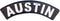 Austin Rocker Patch Small Embroidered Motorcycle NEW Biker Vest Patch-STURGIS MIDWEST INC.