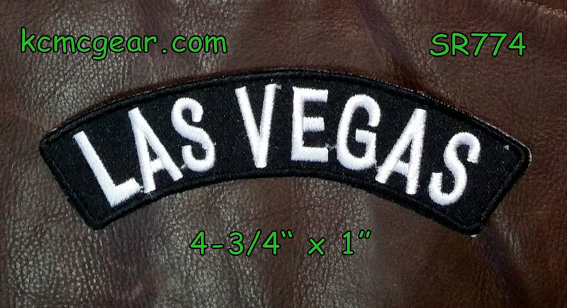 Embroidered Patch Small Rocker Biker Patches Las Vegas-STURGIS MIDWEST INC.