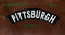 Embroidered Pittsburgh Rocker Small Biker Patches for sleeve-STURGIS MIDWEST INC.