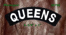 Embroidered Rocker Small Biker Patches Queens for sleeve-STURGIS MIDWEST INC.