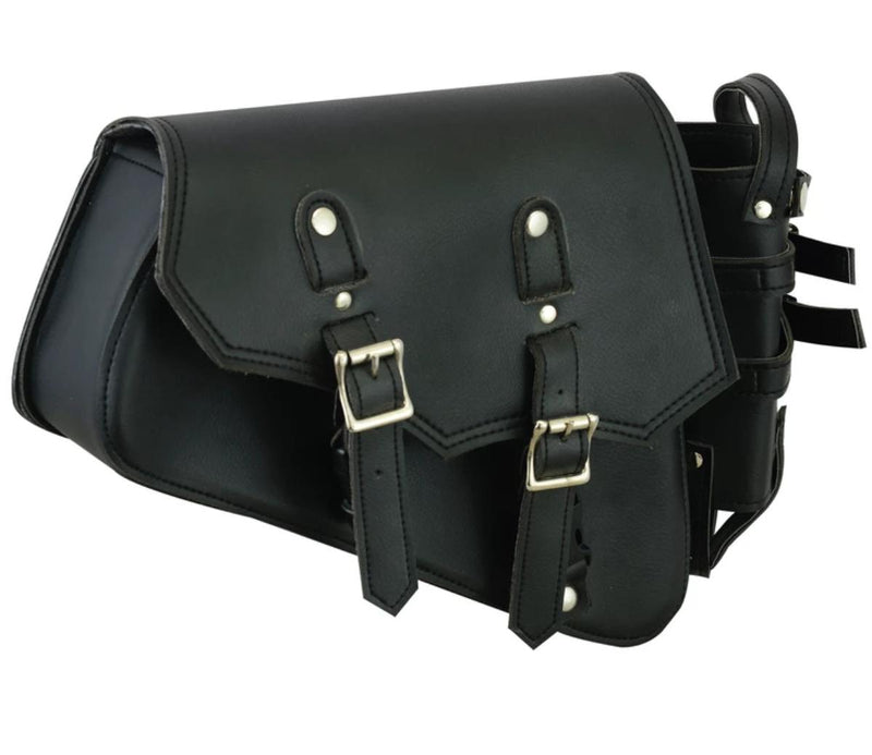 Motorcycle Solo Bag Power Sports Two Strap Bottle Holder 701 for Harley Davidson FXDL Low Rider