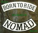BORN TO RIDE NOMAD Rocker Patches Set for Biker Vest TR222-BR344-STURGIS MIDWEST INC.