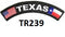 Texas Patch Top Rocker with US Texas Flag Vest Jacket Back Patch Large 10"-STURGIS MIDWEST INC.