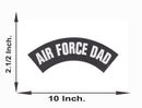 AIR FORCE DAD Top Rocker Patches for Vest jacket TR293-STURGIS MIDWEST INC.