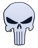 Alien Skull Black on white Center Patch Iron on for Biker Vest CP196 - STURGIS MIDWEST INC.