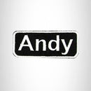 Andy Iron on Name Tag Patch for Motorcycle Biker Jacket and Vest NB141 - STURGIS MIDWEST INC.