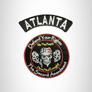 ATLANTA Defend Your Rights the 2nd Amendment 2 Patches Set for Vest Jacket - STURGIS MIDWEST INC.