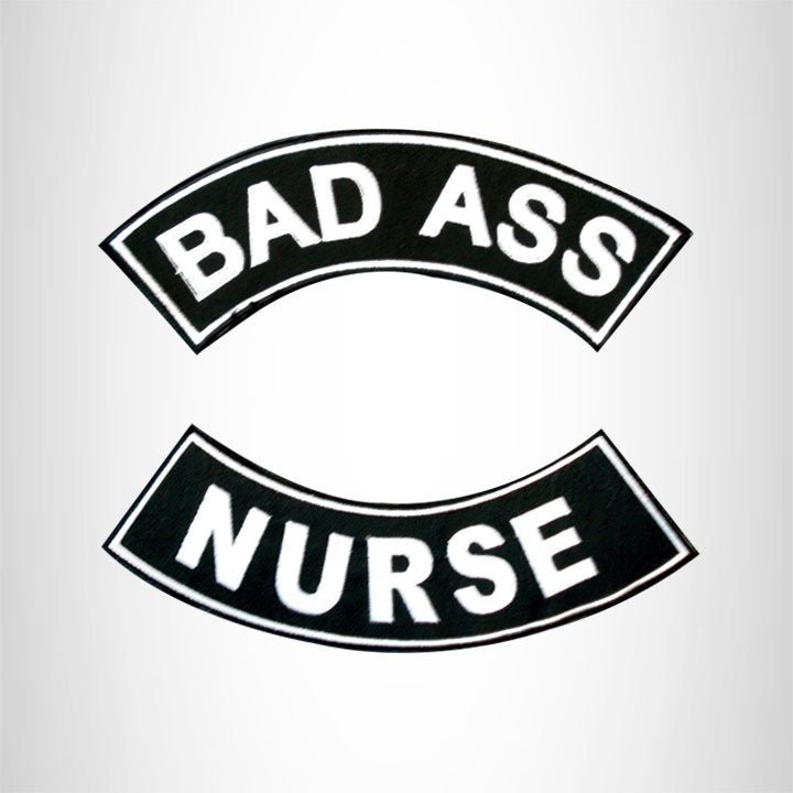 Bad Ass Nurse 2 Patches Set for Vest Jacket β STURGIS MIDWEST INC.