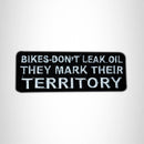 BIKES DON'T LEAK Small Patch Iron on for Vest Jacket SB579 - STURGIS MIDWEST INC.