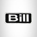 Bill Iron on Name Tag Patch for Motorcycle Biker Jacket and Vest NB142 - STURGIS MIDWEST INC.