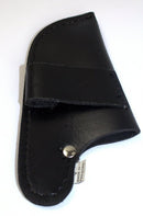 Black leather knife cover sheath for 4 inch knife cover - STURGIS MIDWEST INC.