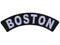 Boston Rocker Patch Small Embroidered Motorcycle NEW Biker Vest Patch-STURGIS MIDWEST INC.