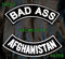 BAD ASS AFGHANISTAN Rocker Patches Set for Biker Vest TR253-BR358-STURGIS MIDWEST INC.