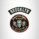BROOKLYN Defend Your Rights the 2nd Amendment 2 Patches Set for Vest Jacket - STURGIS MIDWEST INC.