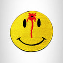BULLS EYE HAPPY FACE Small Patch Iron on for Biker Vest SB803 - STURGIS MIDWEST INC.