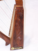 Celtic Irish Baby Harp 12 Strings Solid Wood Free Bag Strings Key - STURGIS MIDWEST INC.