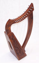 Celtic Irish Baby Harp 12 Strings Solid Wood Free Bag Strings Key - STURGIS MIDWEST INC.