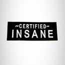 Certified Insane Iron on Small Patch for Motorcycle Biker Vest SB1025 - STURGIS MIDWEST INC.