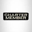CHARTER MEMBER Small Patch Iron on for Vest Jacket SB611 - STURGIS MIDWEST INC.